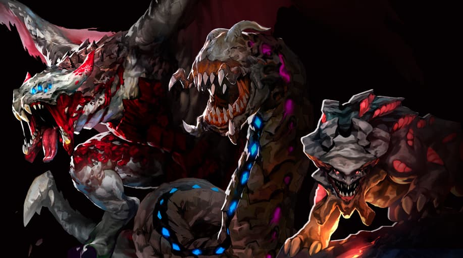 Megabeasts in Infinity Deathmatch TAG Raid