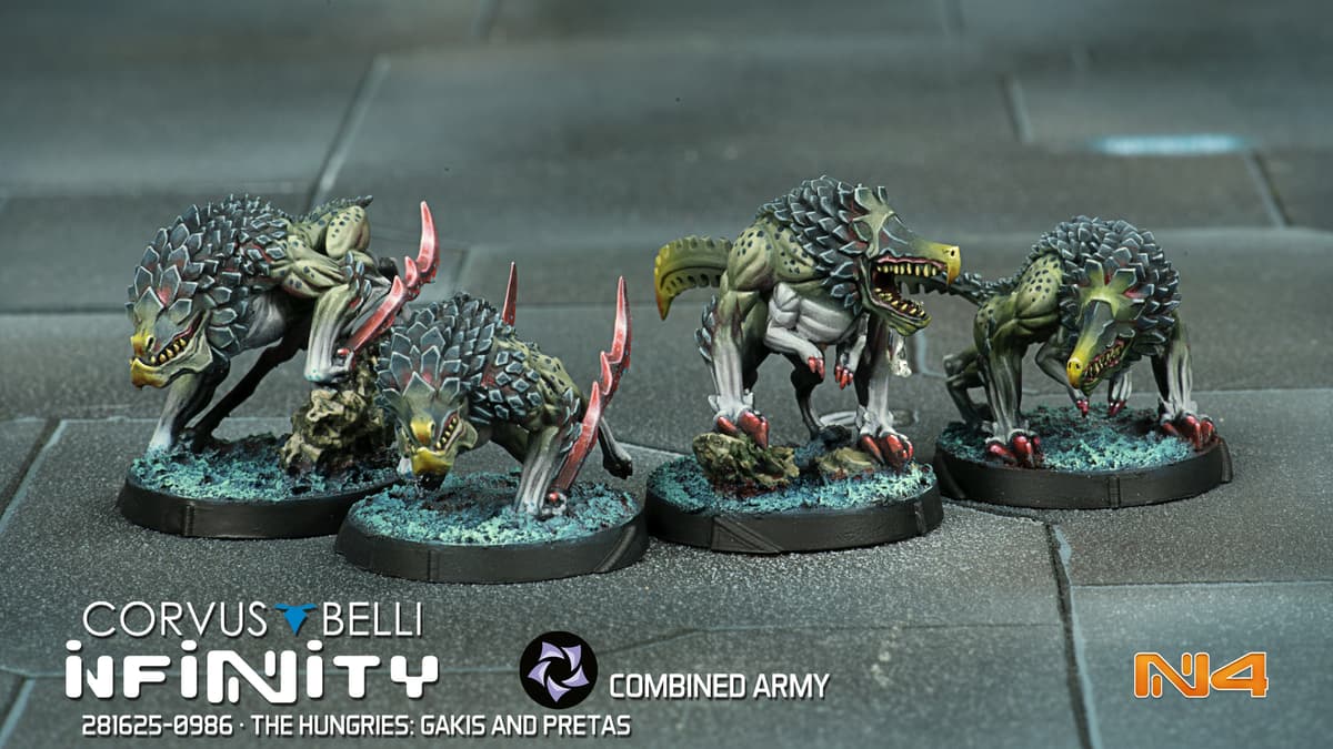 The Hungries: Gakis and Pretas - Miniatures