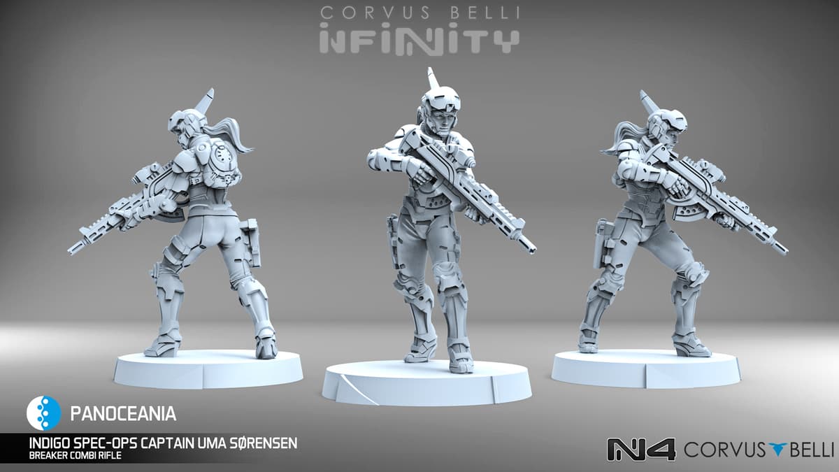 Captain Uma Sørensen -  Dire Foes Mission Pack - dossier