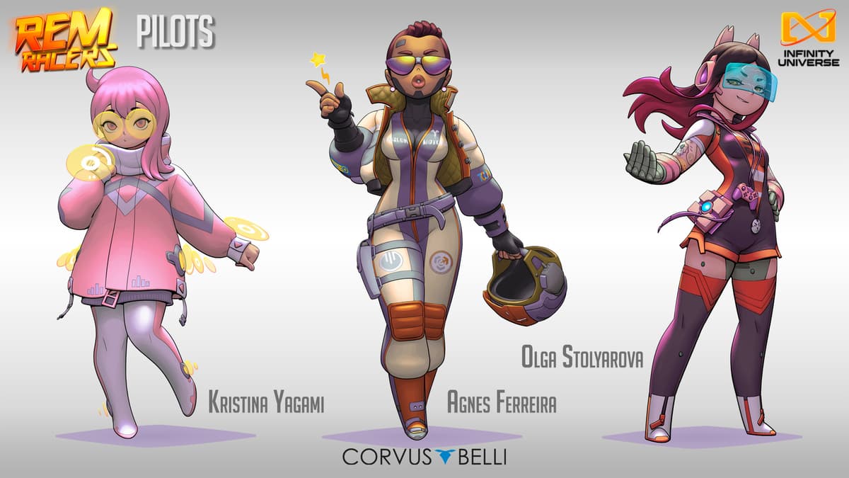 REM Racers board game - Presentation of Pilots 2