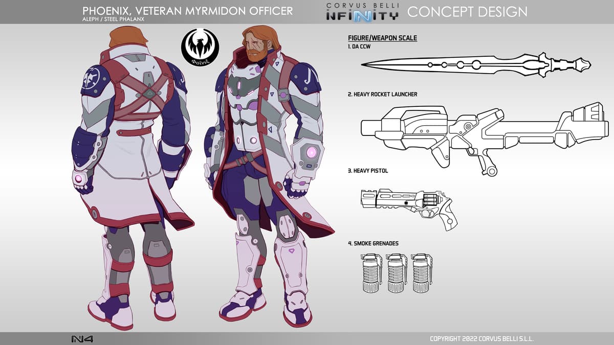 Heroes Infinity Codeone - Phoenix Dossier , Myrmidon Veteran Officer
