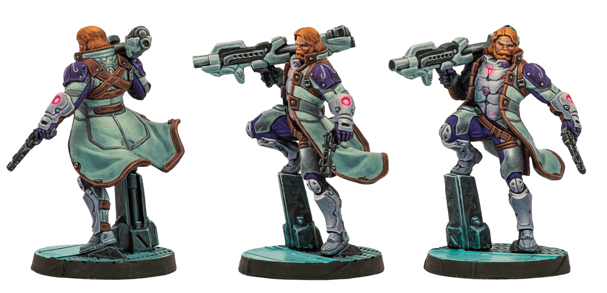 Heroes Infinity Codeone - Phoenix Miniature, Myrmidon Veteran Officer