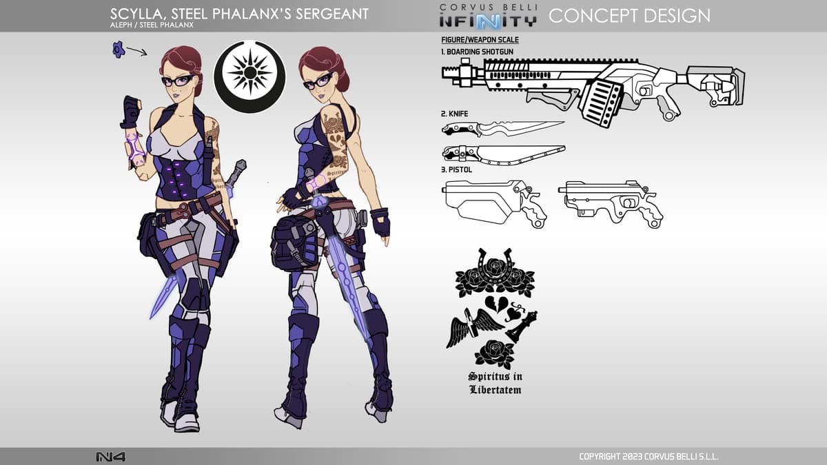 Steel Phalanx Expansion Pack Alpha - Scylla Sergeant Dossier