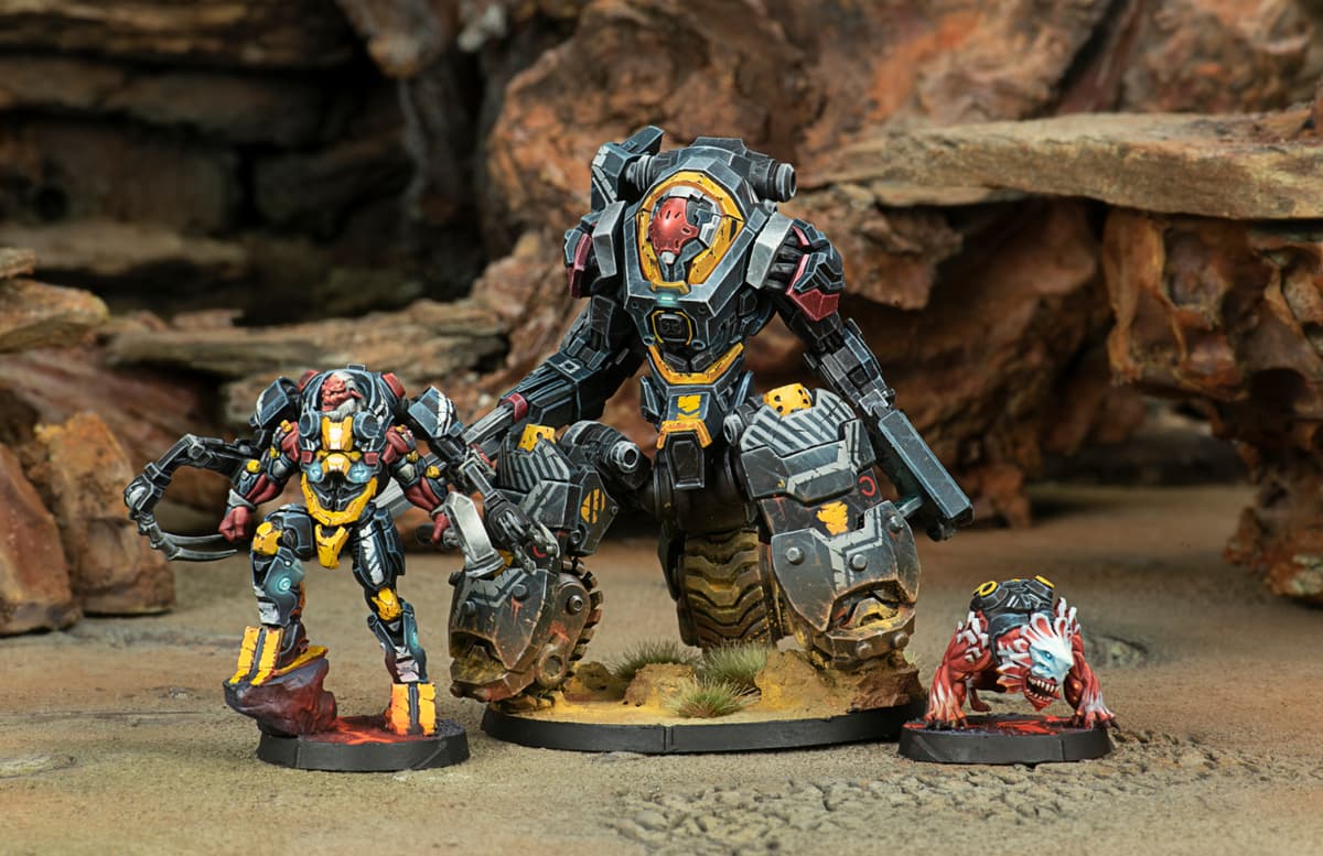 Infinity Deathmatch: Tag Raid - Morat - Dravot Crew Scene