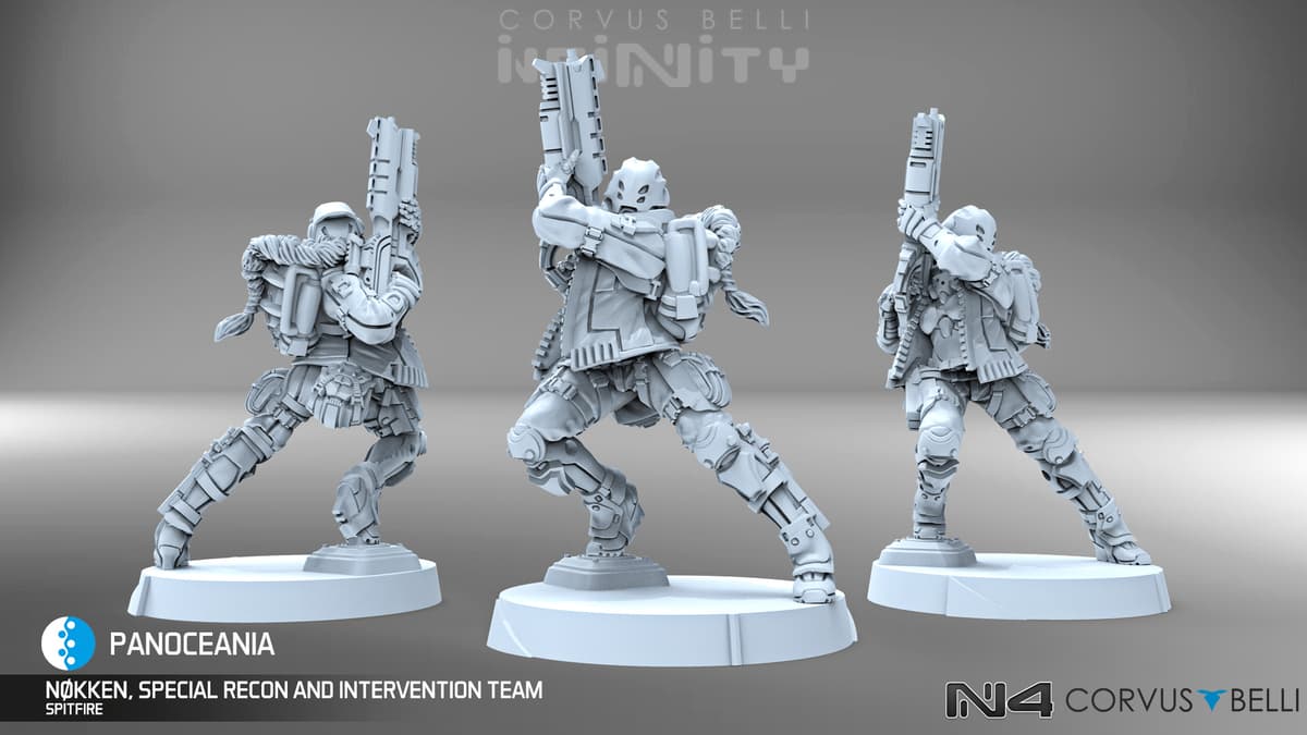 Infinity Releases June- Nokken unpainted minis
