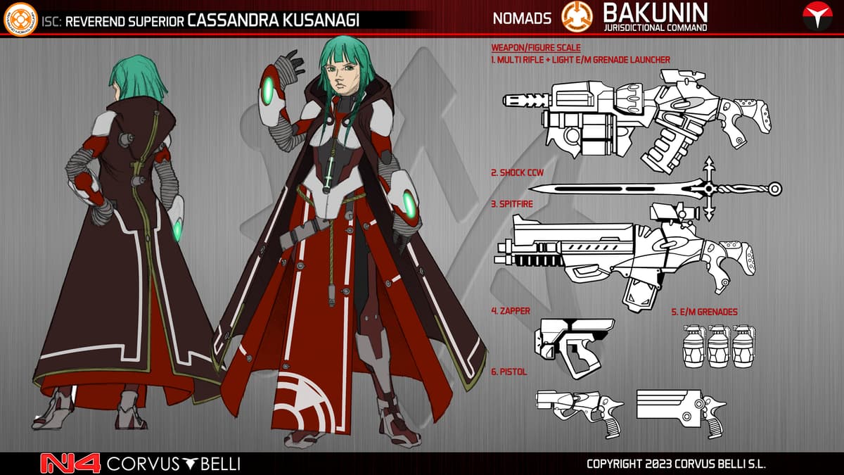 Reverend Superior Cassandra Kusanagi - Dossier