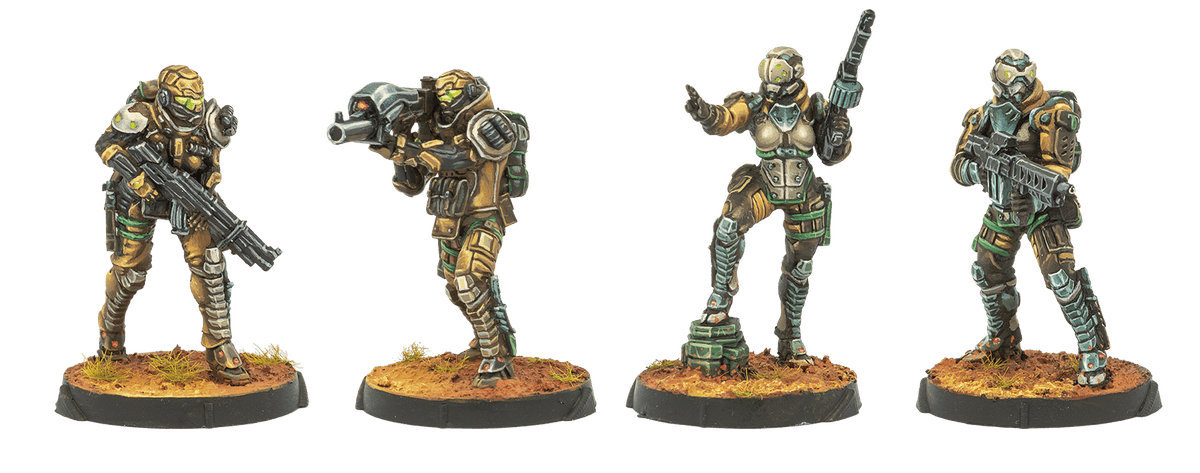 Infinity Releases October - Hassassin Fireteam Pack Alpha - Haqq